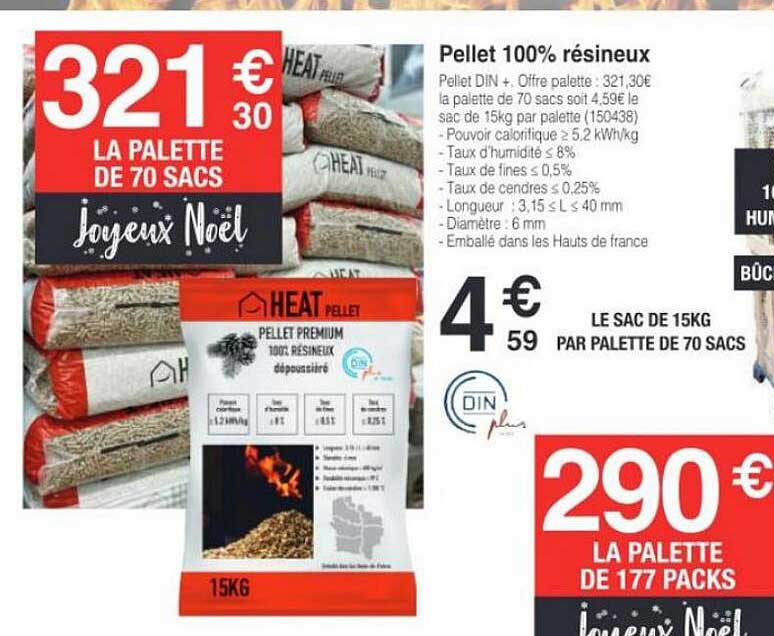 pellet 100% résieneux