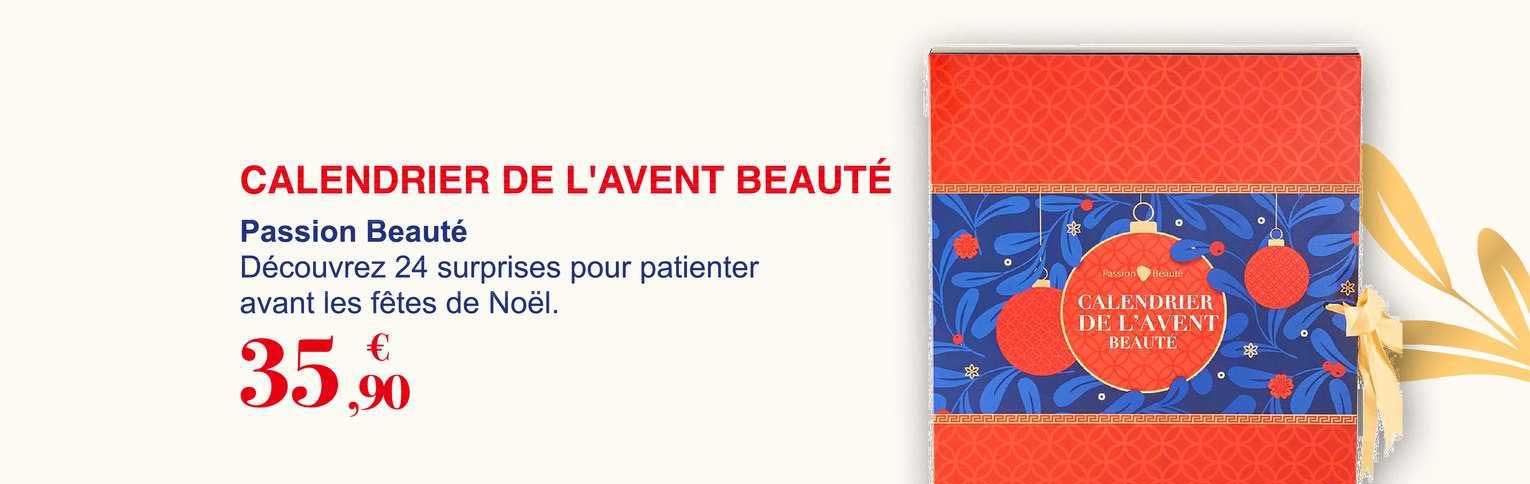 calendrier de l'avent beauté passion beauté