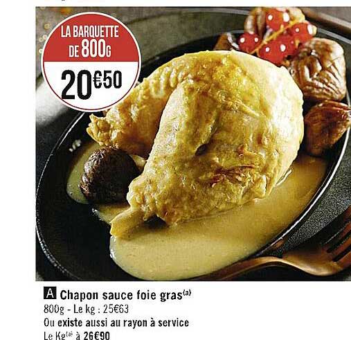Chapon Sauce Foie Gras