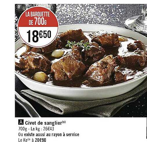 civet de sanglier