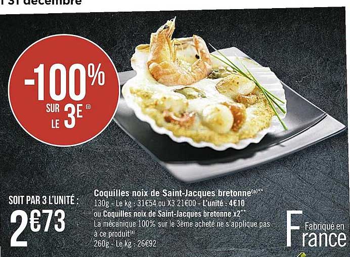 coquilles noix de saint-jacques bretonne