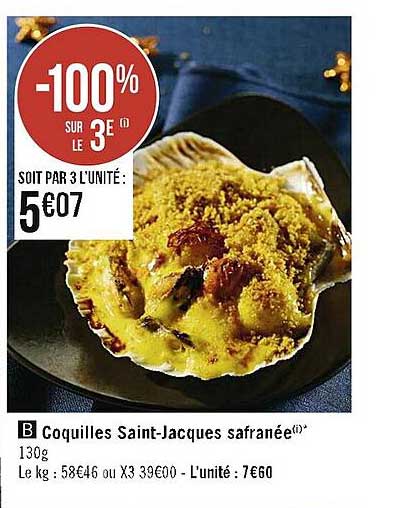 coquilles saint-jacques safranée