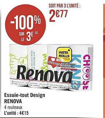 essuie-tout design renova