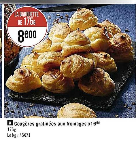 Gougère Gratinées Aux Fromages