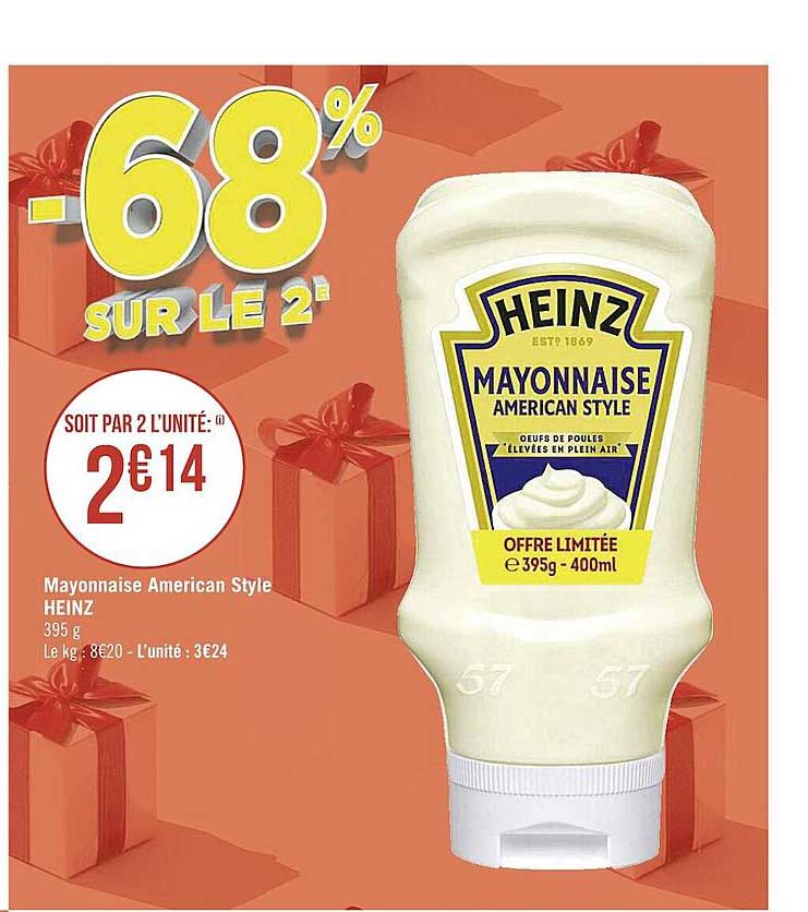 mayonnaise american style heinz