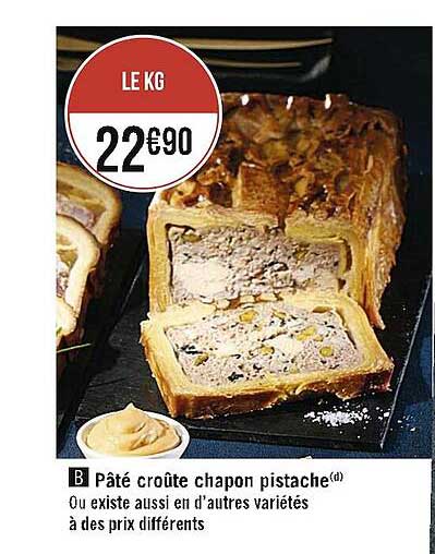 pâté croûte chapon pistache