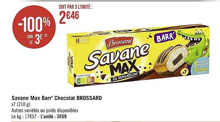 savane max barr' chocolat brossard