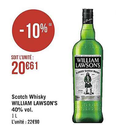 scotch whisky william lawson's 40% vol.