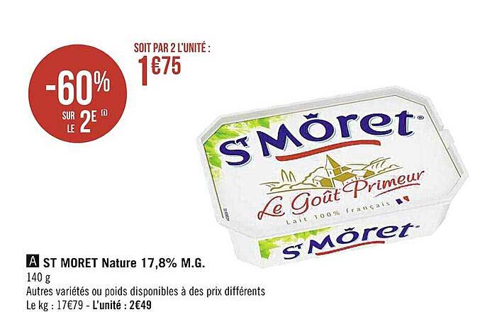 st moret nature 17,8% m.g.