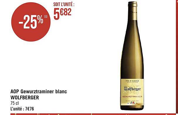 Aop Gewurztraminer Blanc Wolfberger