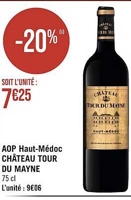 aop haut-médoc château tour du mayne