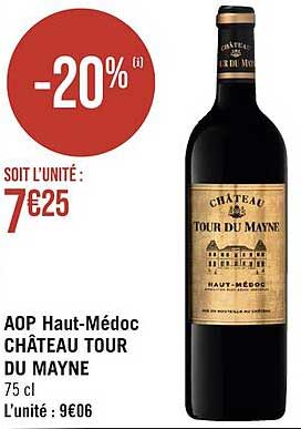 aop haut-médoc château tour du mayne