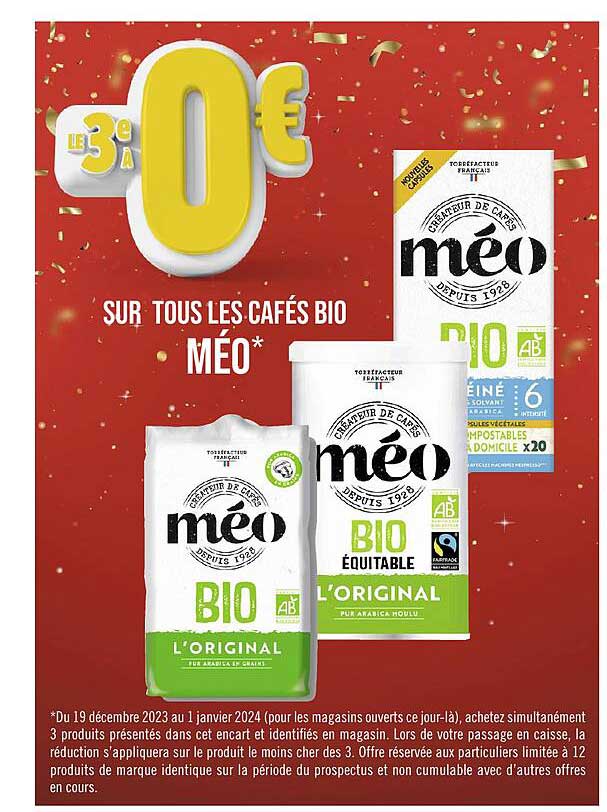 Cafés Bio Méo