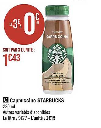 Cappuccino Starbucks