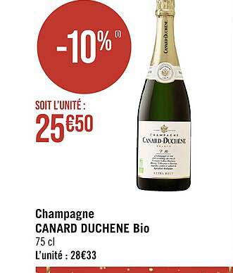 champagne canard duchêne bio