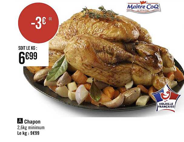 chapon maître coq