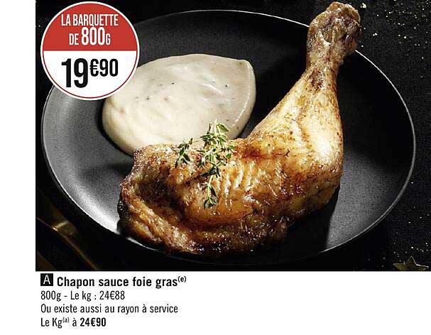 chapon sauce foie gras