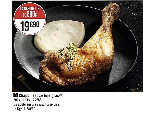 Chapon Sauce Foie Gras