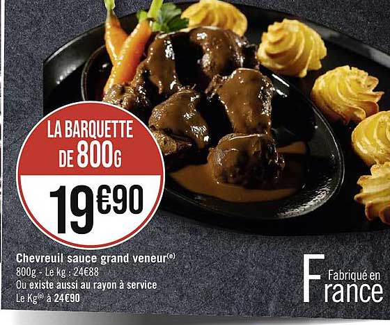 Chevreuil Sauce Grand Veneur