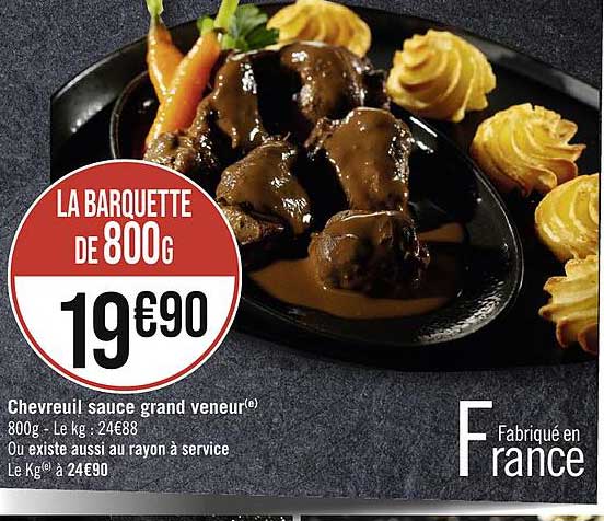 Chevreuil Sauce Grand Veneur