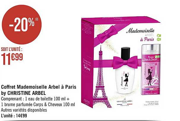 coffret mademoiselle arbel à paris by christine arbel
