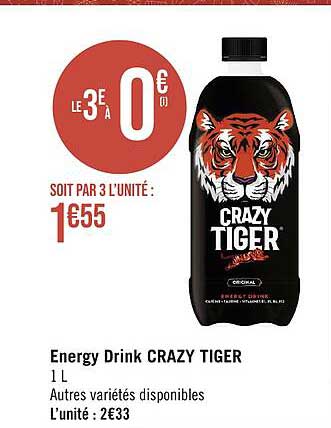 Energy Drink Crazy Tiger