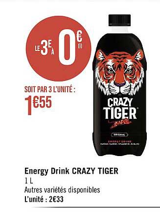 energy drink crazy tiger