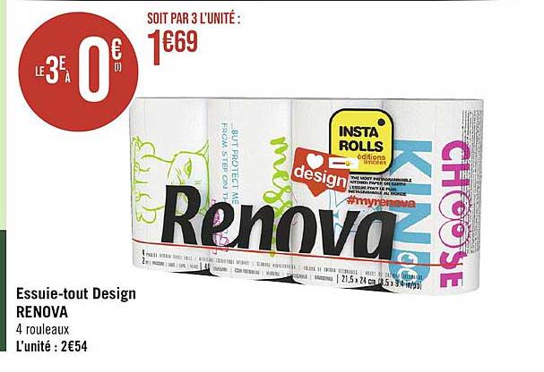 essuie-tout design renova