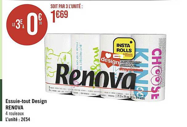 essuie-tout design renova