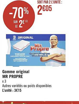 gomme original mr propre