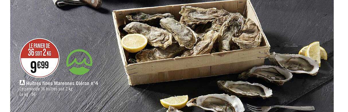 huîtres fines marennes oléron n°4
