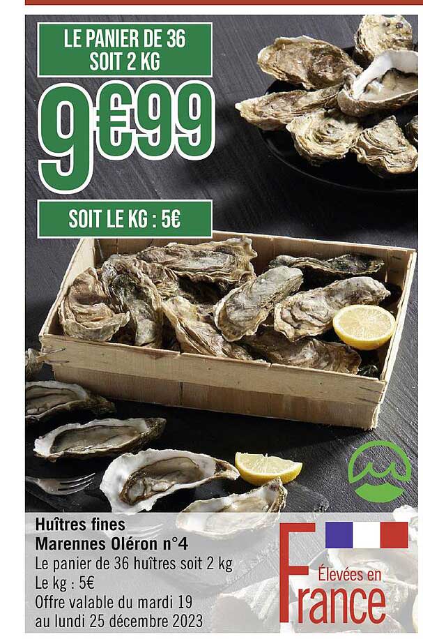 huîtres fines marennes oléron n°4