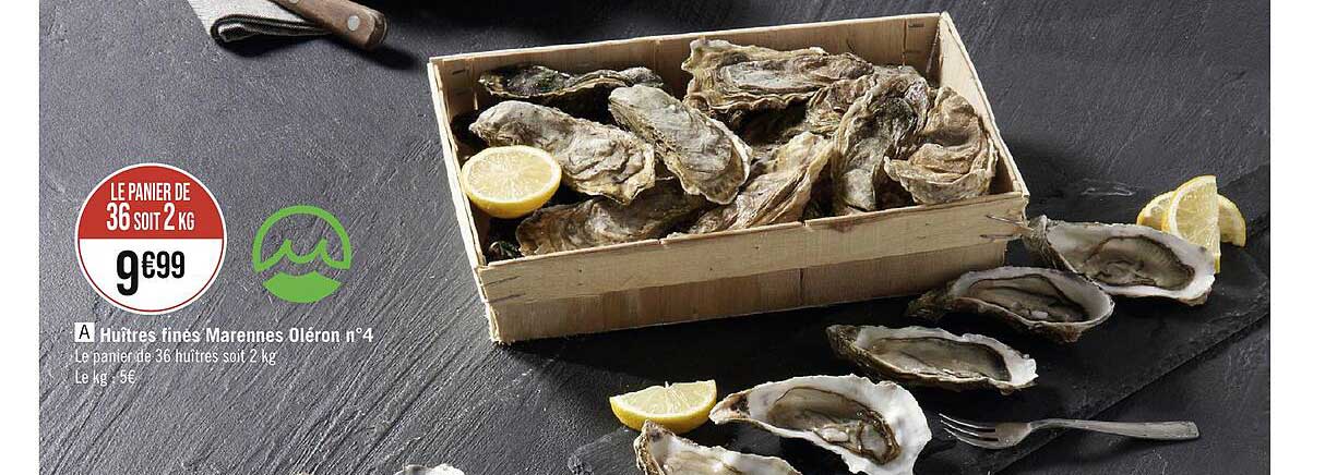 huîtres fines marennes oléron n°4
