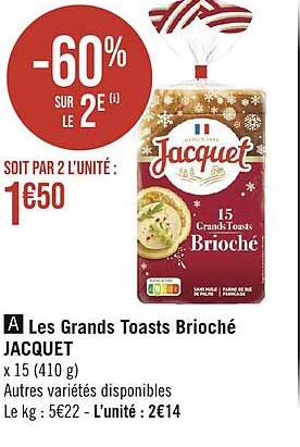 les grands toasts brioché jacquet