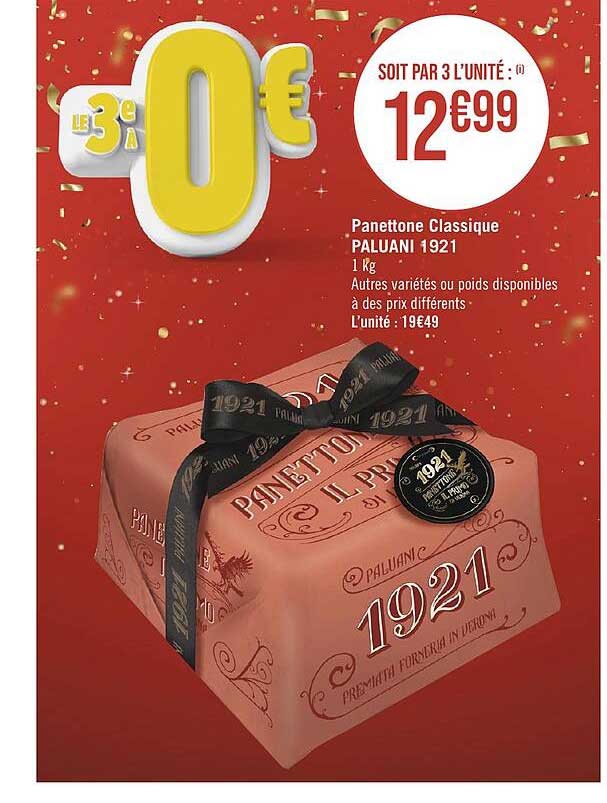panettone classique paluani 1921