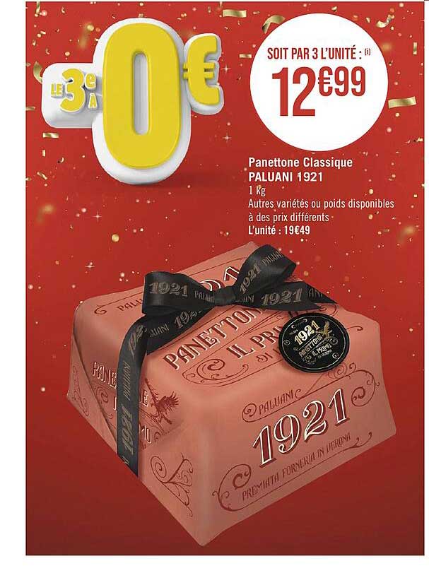 panettone classique paluani 1921
