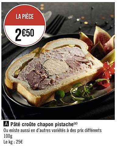 pâté croûte chapon pistache