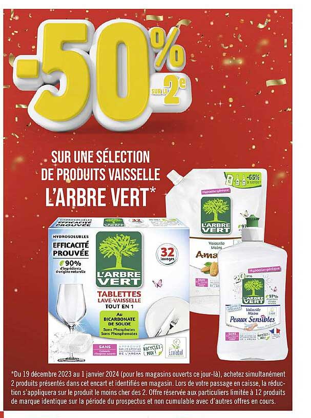 produits vaisselle l'arbre vert