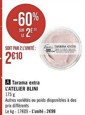 tarama extra l'atelier blini