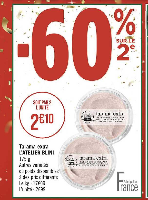 tarama extra l'atelier blini