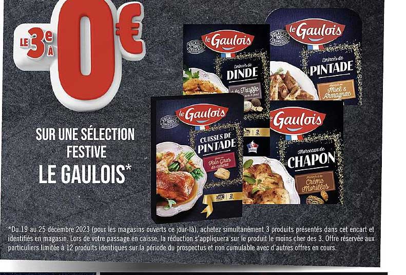 une sélection festive le gaulois