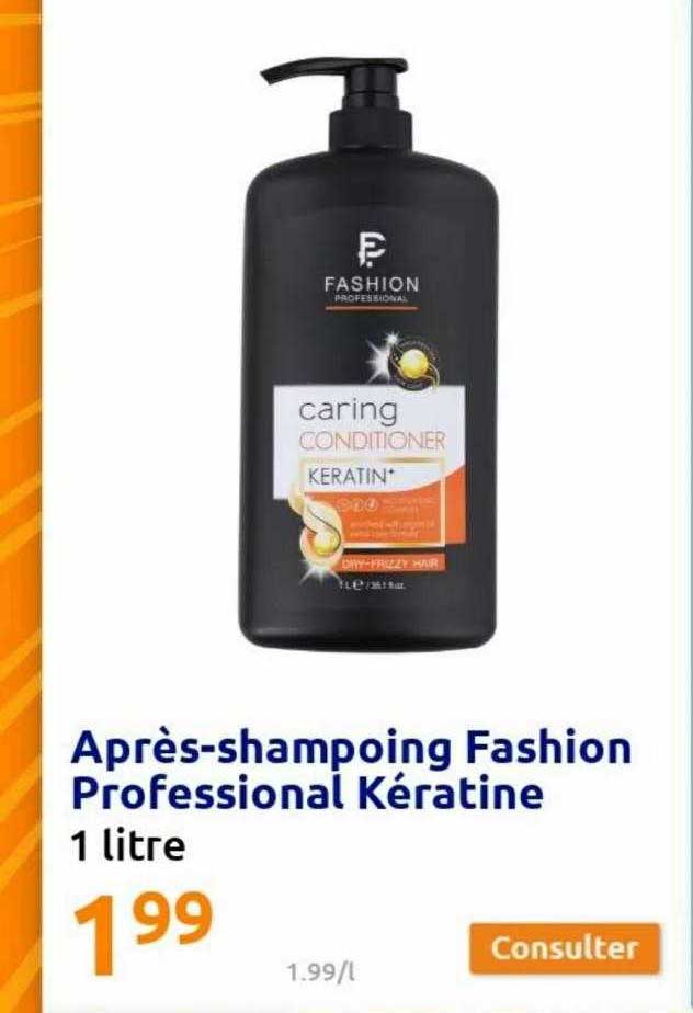 après-shampoing fashion professional kératine