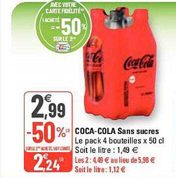 coca-cola sans sucres