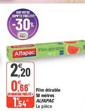 film étirable 50 mètres alfapac