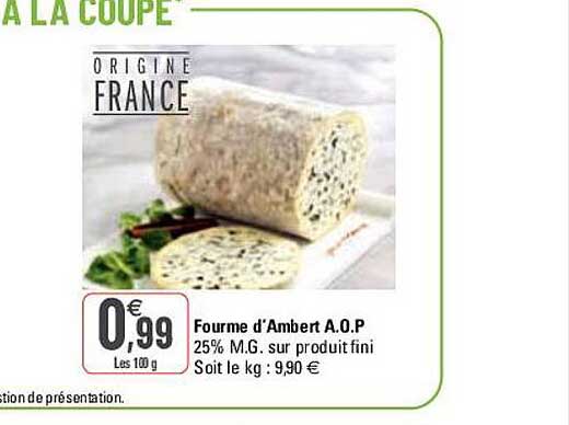 fourme d'ambert a.o.p.
