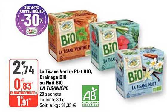 la tisane ventre plat bio drainage bio ou nuit bio la tisanière