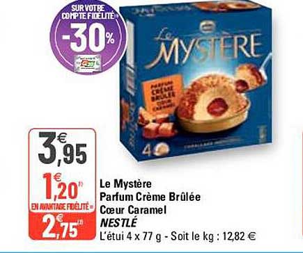 Le Mystère Parfum Crème Brûlée Cœur Caramel Nestlé