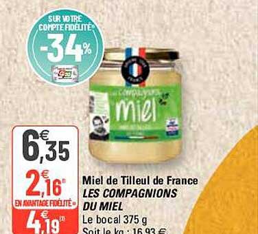 miel de tilleul de france les compagnions du miel