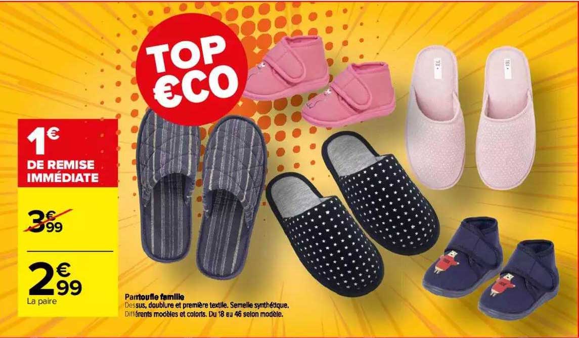 pantoufle famille
