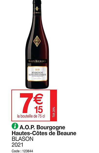 a.o.p. bourgogne hautes-côtes de beaune blason 2021